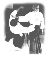 O Sensei bei der Ausführung von Kokyu-Nage