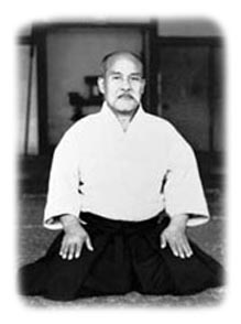 O Sensei in seinem Dojo